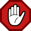 Fichier:Stop hand.svg