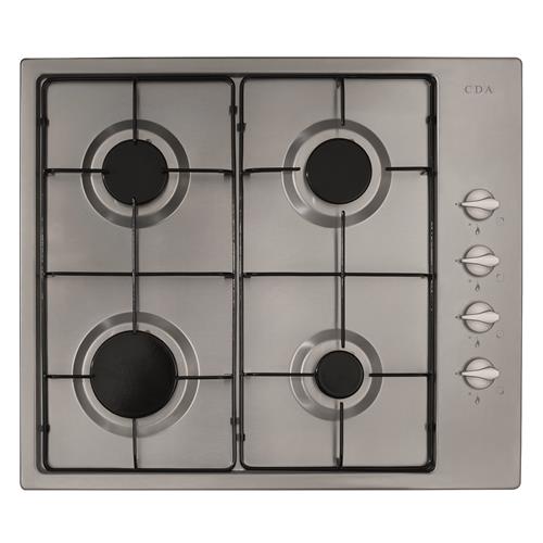File:CDA HG6151SS 60cm Four Burner Gas Hob, Stainless Steel.jpeg