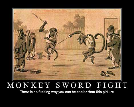 Monkey Sword Fights
