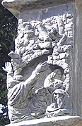 Jewish Mysticism: Jochanan ben Sakkai, bronze relief from the Knesset Menorah