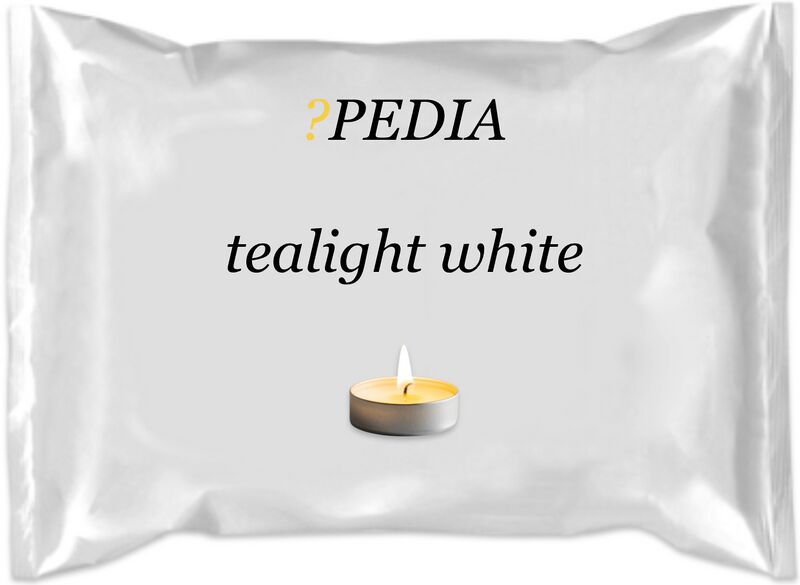 File:?pedia tealight white.jpeg