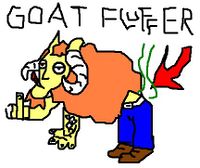The elusive Goat Fluffer.