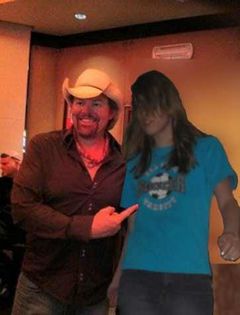 This is me with Toby Keith.