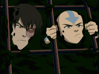 Archivo:Zuko y Aang en una trampa.png