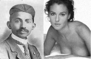 Archivo:Gandhi y su esposa.JPG