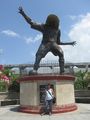 Monumento al Pibe, queda en Santa Marta pero ajá