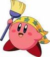 Kirby con la identidad de una ama de casa