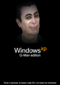 Windows XP, Edición G-Man. El usuario no debe ignorar la advertencia que hay debajo de la imagen.