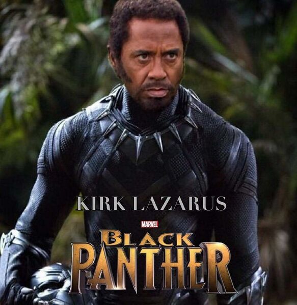 Archivo:Kirk Lazarus como Black Panther.jpg