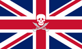 Esta es la bandera por defecto y la que usan los norirlandeses que aman a la Reina Isabel.