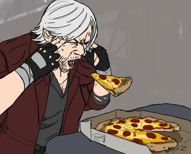 Archivo:Dante y su pizza.jpg