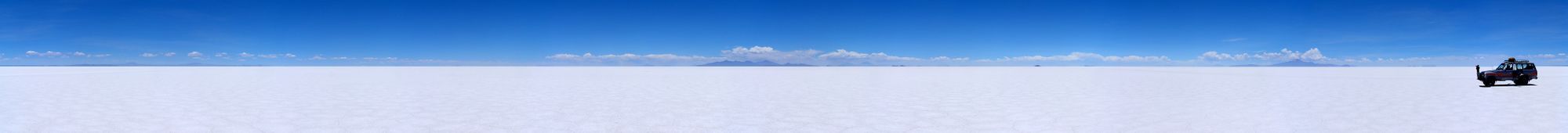 Panorama del Salar de Uyuni, como verán no hay nada...
