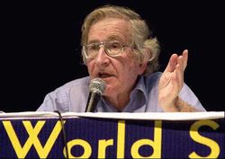 Noam Chomsky WSF - 2003.jpg