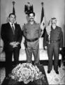 Arabské krokotrio: Mubarak - Hussein - Arafat