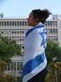 V Izraeli se holky balí výhradně do státní vlajky.
