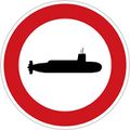 Zákaz vjezdu pro jaderné ponorky (pouze na Vltavě)
