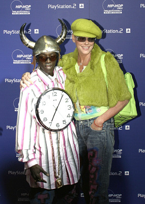 Flavor Flav shown here with a hidden Clock spider. It's there though...trust me.