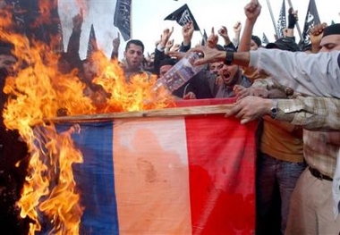 File:French flag gets burnt.jpg