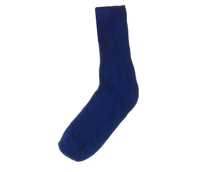 File:Blue sock.jpg