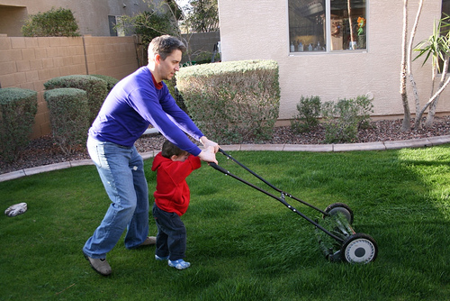 File:Mowing the lawn.jpg