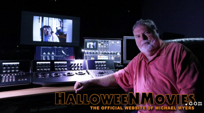 Dean Cundey hard at work on Halloween 35th Anniversary Edition Blu-ray.