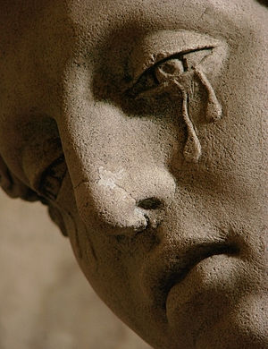 File:Random crying sculpture.jpg