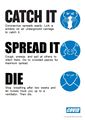 COVID releases a poster providing tips on infecting others.