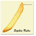Originally, Andy Warhol's "The Velvet Underground & Nico" album cover, made even more chip by Mhaille