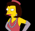 Martha Quimby, the often quiet wife of the Mayor of Springfield, undoubtedly one of the most sane people in Springfield (She also looks like Jackie'O)