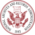 Seal of the United States National Archives and Records Administration.svg