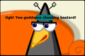 Club Penguin's mascot Sceb Chickenson