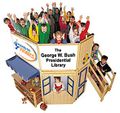 ...that the George W. Bush presidential library contains over 1,200 coloring books?