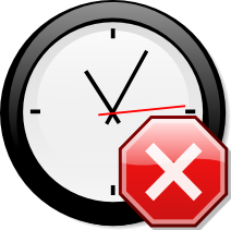 File:Stop x nuvola with clock.svg