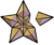 This star, with one point broken, symbolizes the fractured prose here