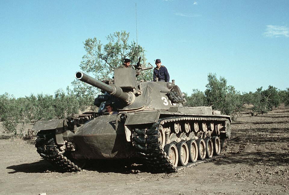 File:Spanish M48 Patton tank CRISEX 83 NATO exercise.jpg