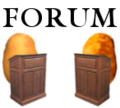 Second attempt at the Forum logo. Didn't require too much effort, but it's better than the first.