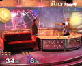 Captain Falcon takes on John Stewart in a heated battle in Super Smash Bros. Melee! for Super Smash Bros. page