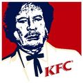 Kaddafi Fried Chicken... ever wondered why Colonel Kaddafi never made it past colonel...