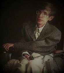 Dr. Stephen Hawking, AB, CD, EFG, HIJK (as himself) The object of Sheldon's desire and the co-author of Dr. Húgó Prótón's Hook and Loop cosmological theory.