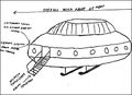 Another UFO sketched by an eyewitness. Dr. Valium says it's shit, and he's a doctor so it must be.