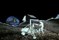 Genuine 100% authentic moon landing pictures. Definately not faked. Nosiree. 1 of 4.