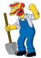 Groundskeeper Willie, groundskeeper/Scot/town laughing stock
