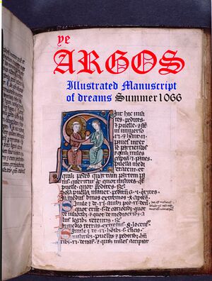 Joseph Argos's Illustrated Manuscript of Dreams, 1066 edition