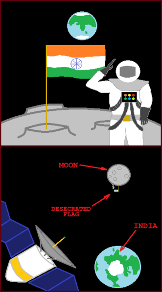 File:Indian Flag in Space.png