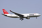 Airbus A330 of Northwest Airlines !!
