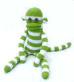 Green stripe sock monkey.jpg