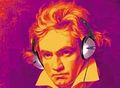 Beethoven in headphones. Sporked from the BBC Radio 3 website. Except for some reason it isn't showing up... :O! Busted!