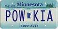 KIA license plate
