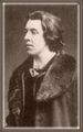 What appears to be an early photo of Wilde.