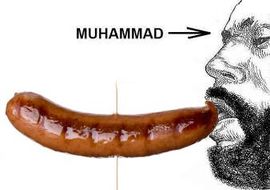 Mohammedlickingsausage.jpg
